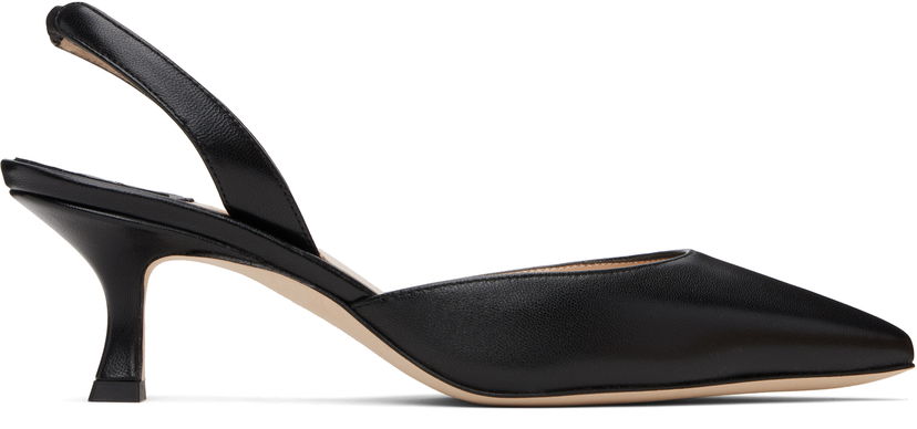 Smycke Manolo Blahnik Manolo Blahnik Carolyne Slingback Pumps Svart | 9XX-0478