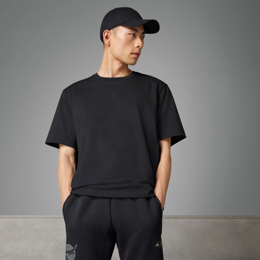 T-shirt adidas Performance NASA Crossover T-Shirt Svart | JE3133