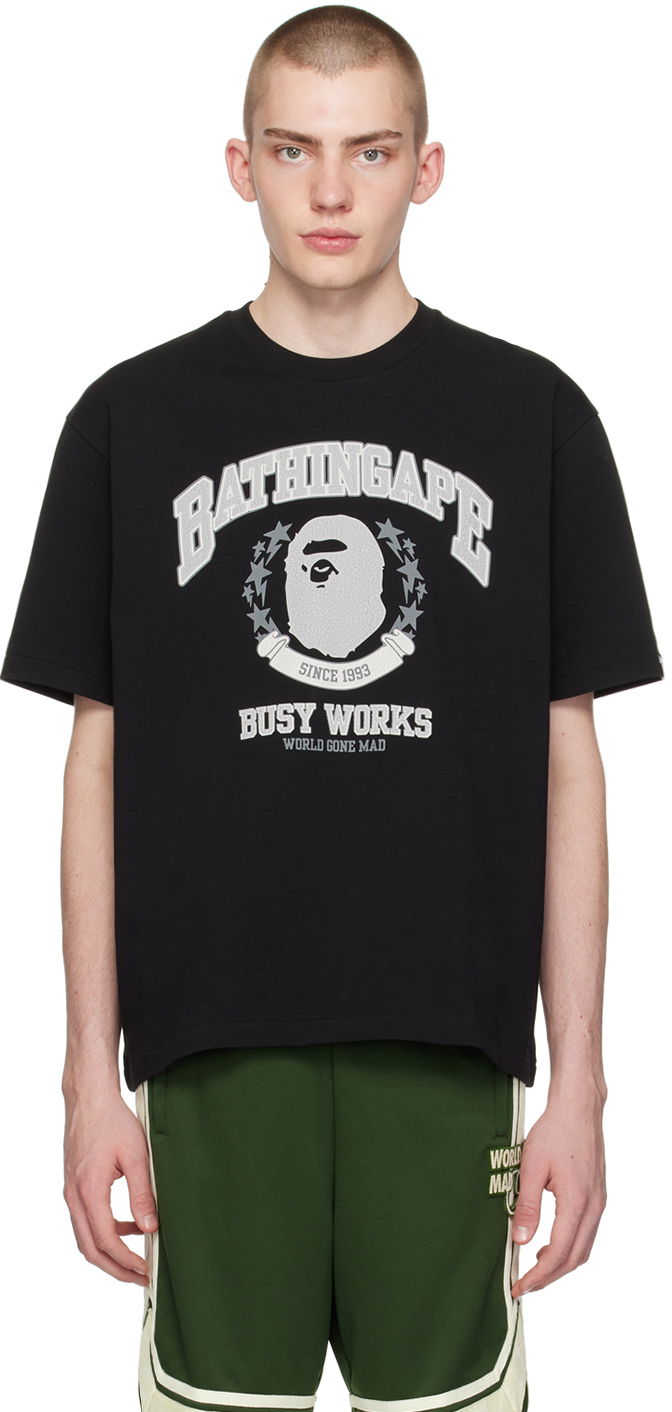 T-shirt BAPE Relaxed-Fit T-Shirt Svart | 001TEK301335M, 0