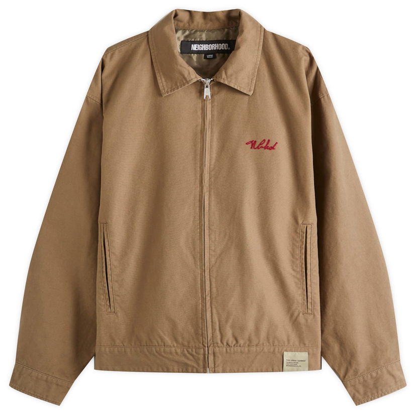 Jacka Neighborhood Neighborhood Zip Work Jacket, Size Large Brun | 251TSNH-JKM02-OLV