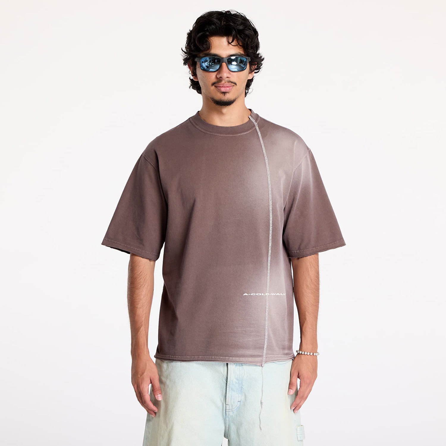 T-shirt A-COLD-WALL* Oxidise T-Shirt Brown Brun | ACWMTS202 Brown, 0