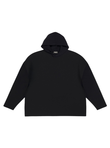 Sweatshirt Balenciaga Viscose Compact Knit Hoodie Svart | 725256T51911000