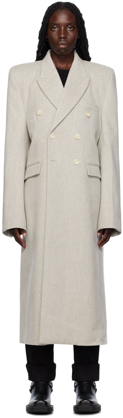 Rockar VETEMENTS VTMNTS Tailored Double-Breasted Coat Grå | VL18CO600W