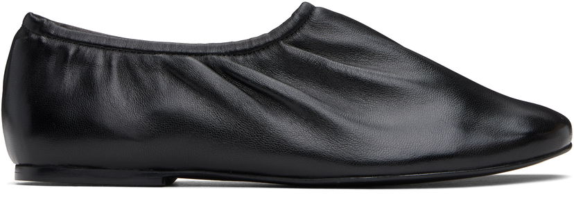 Sneakers och skor A.P.C. A.P.C. Swan Slip-On Ballerina Flats Svart | PXCAZ-F53302