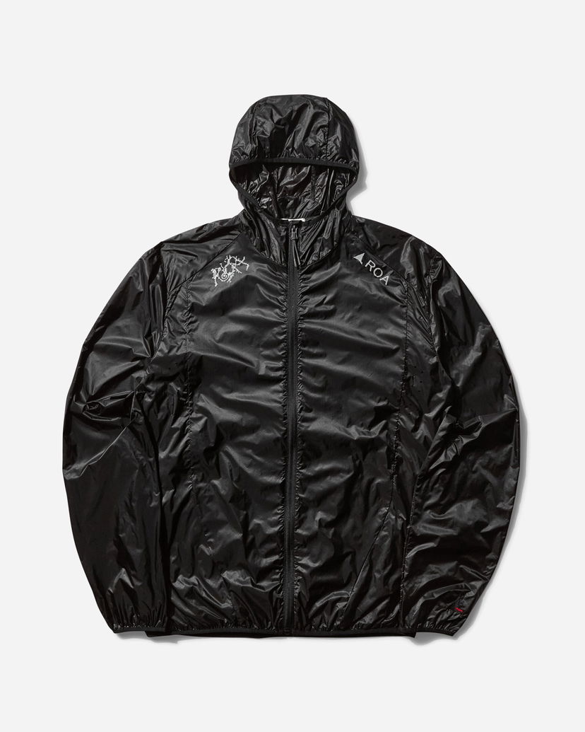 Vindjacka ROA Packable Windbreaker Jacket Svart | OBMW004FA02 BLK0001