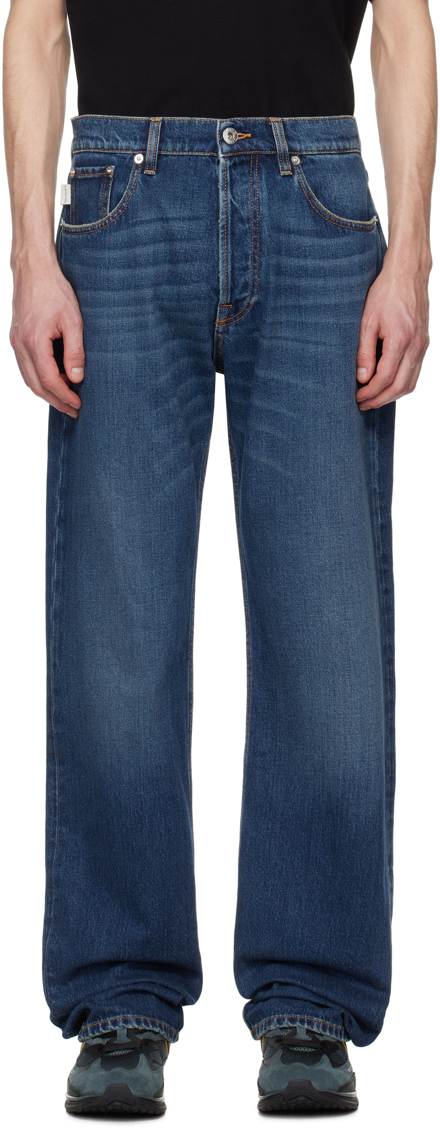Jeans LANVIN Lanvin Straight-Leg Jeans Blå | RM-TR0147-D086-P25, 0