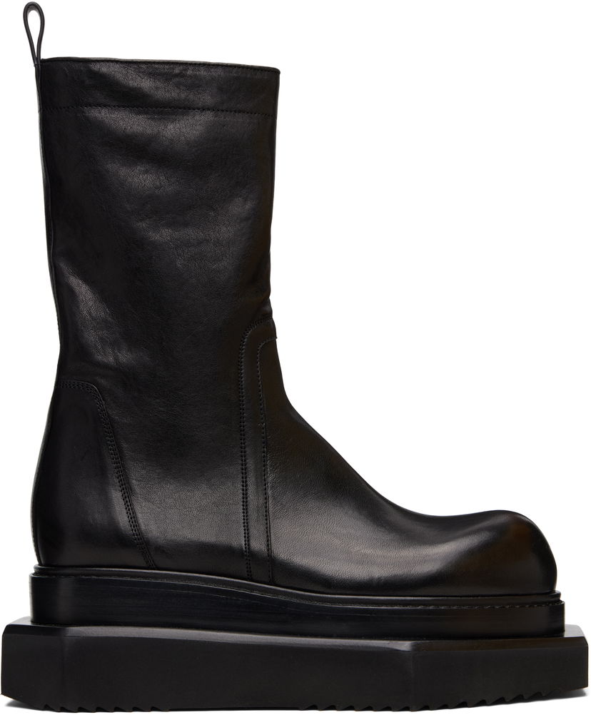 Sneakers och skor Rick Owens Rick Owens Concordians Zipped Turbo Cyclops Boots Svart | RU02E1873 LGY