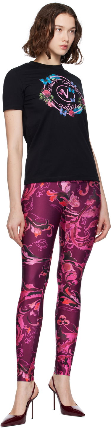 T-shirt Versace Versace Jeans Couture Cotton Jersey Graphic T-Shirt Svart | E79HAHP01_ECJ01P, 3