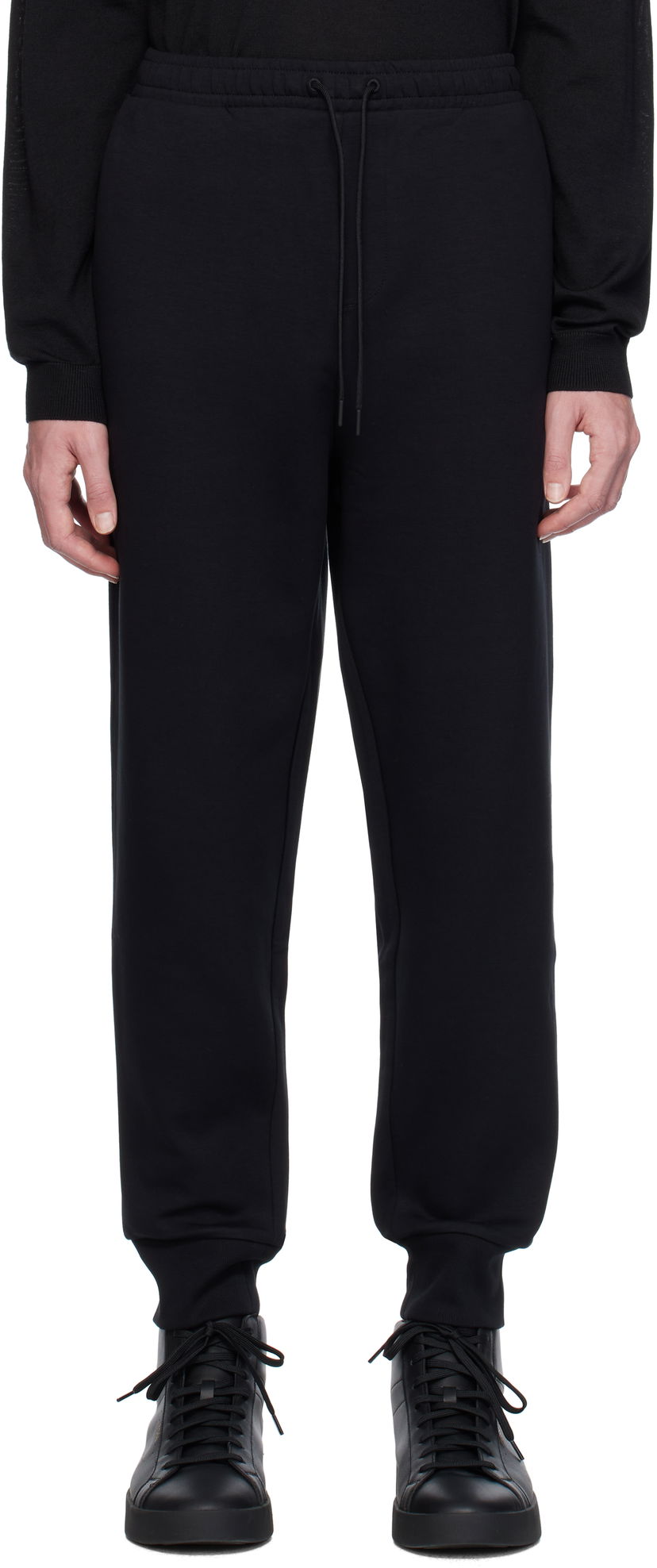 Träningsbyxor BOSS Logo Print Track Pants Svart | 50506141