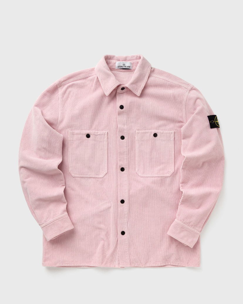 Skjorta Stone Island Corduroy Overshirt with Chest Pockets Rosa | K2S151200012S0212.V0080