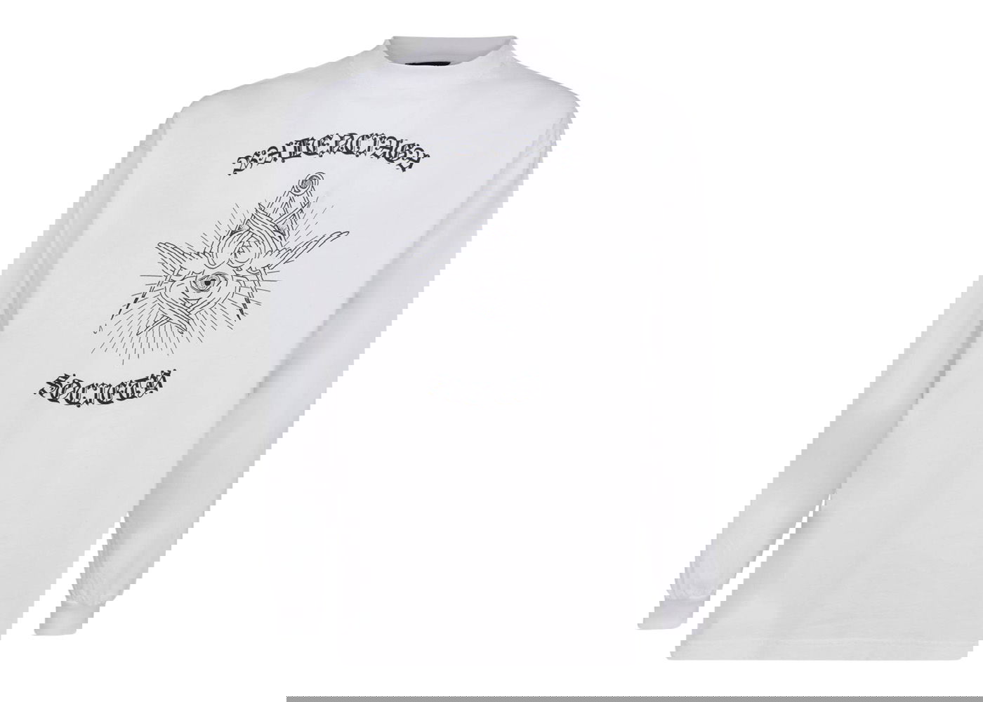 T-shirt Balenciaga Free Your Mind T-Shirt Vit | 541878TJVD89000, 0