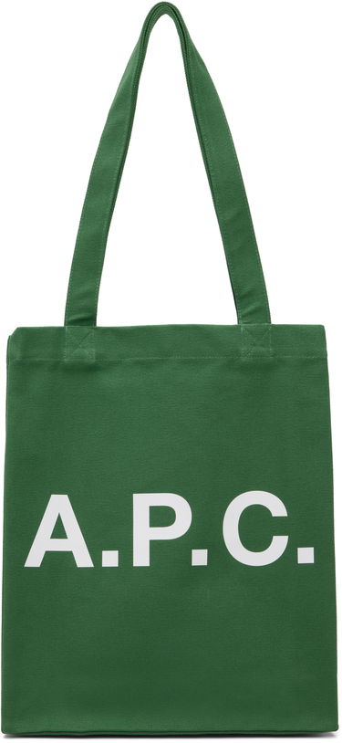 Tygpåse A.P.C. A.P.C. Lou Tote Bag Grön | COGYX-M61442, 0
