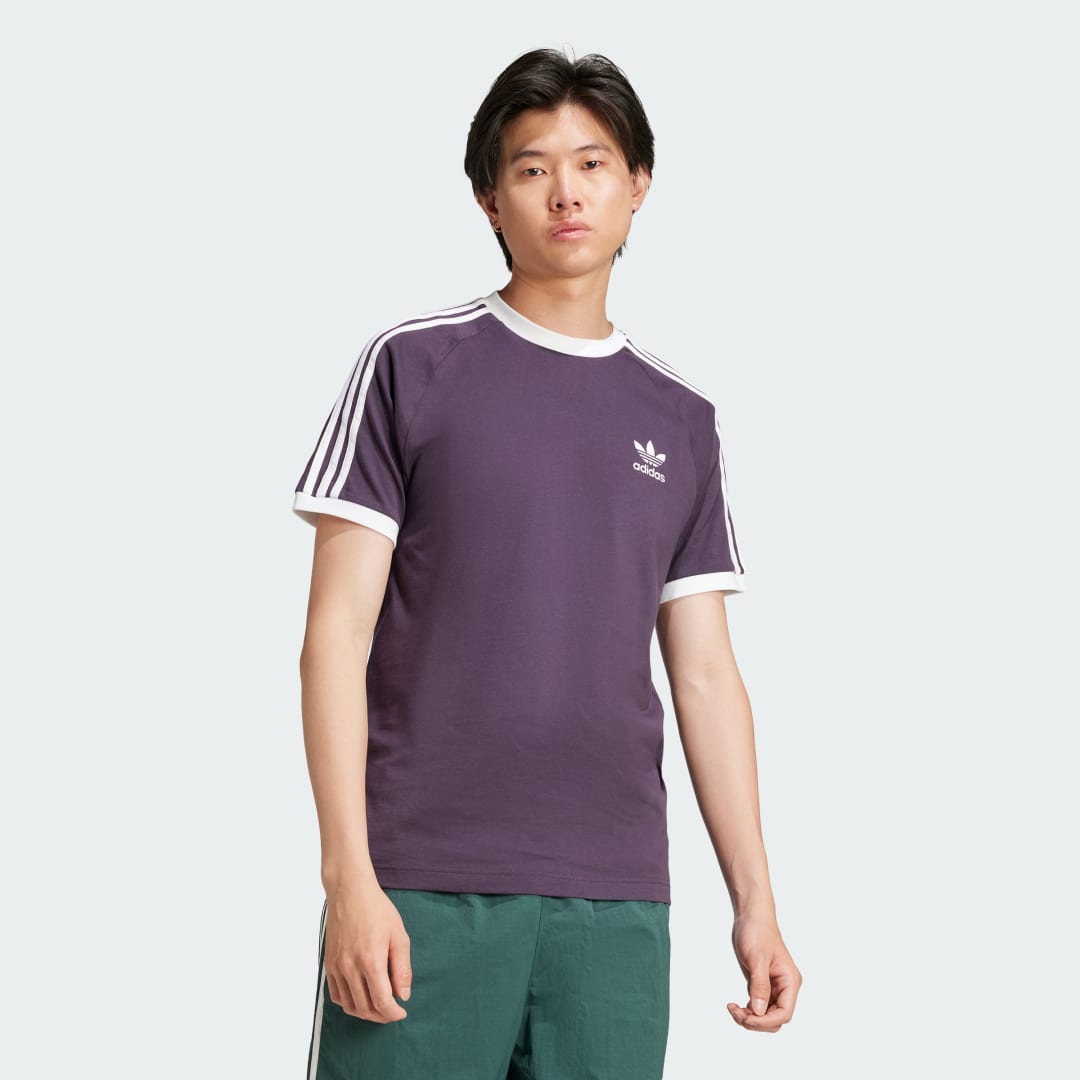 T-shirt adidas Performance Adicolor Classics 3-Stripes Tee Purpur | IZ2368, 0