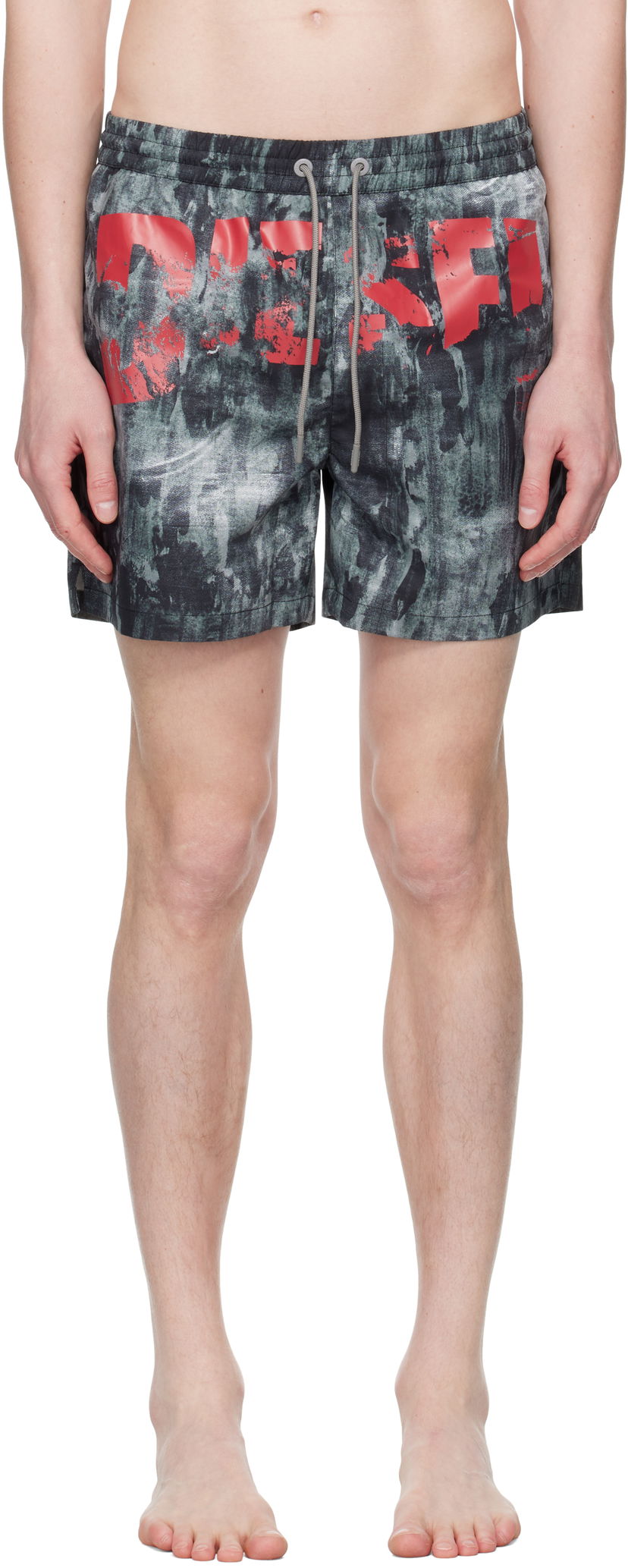 Badkläder Diesel Diesel Rio-41-D-Pop Swim Shorts Grön | A17599-0AFBE-E6620