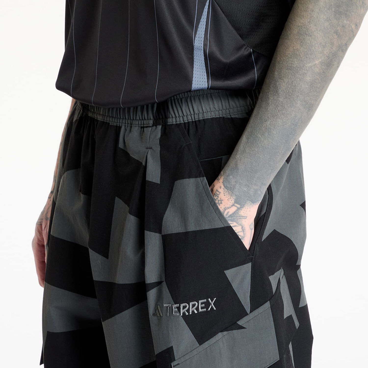 Cargo byxor adidas Performance Terrex Xploric Printed Cargo Pants Svart | JF3716, 1