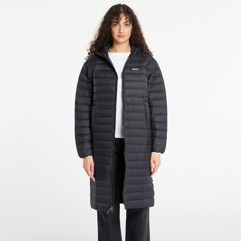 Parkas Patagonia Recycled Down Sweater Parka Svart | 28460 BLK