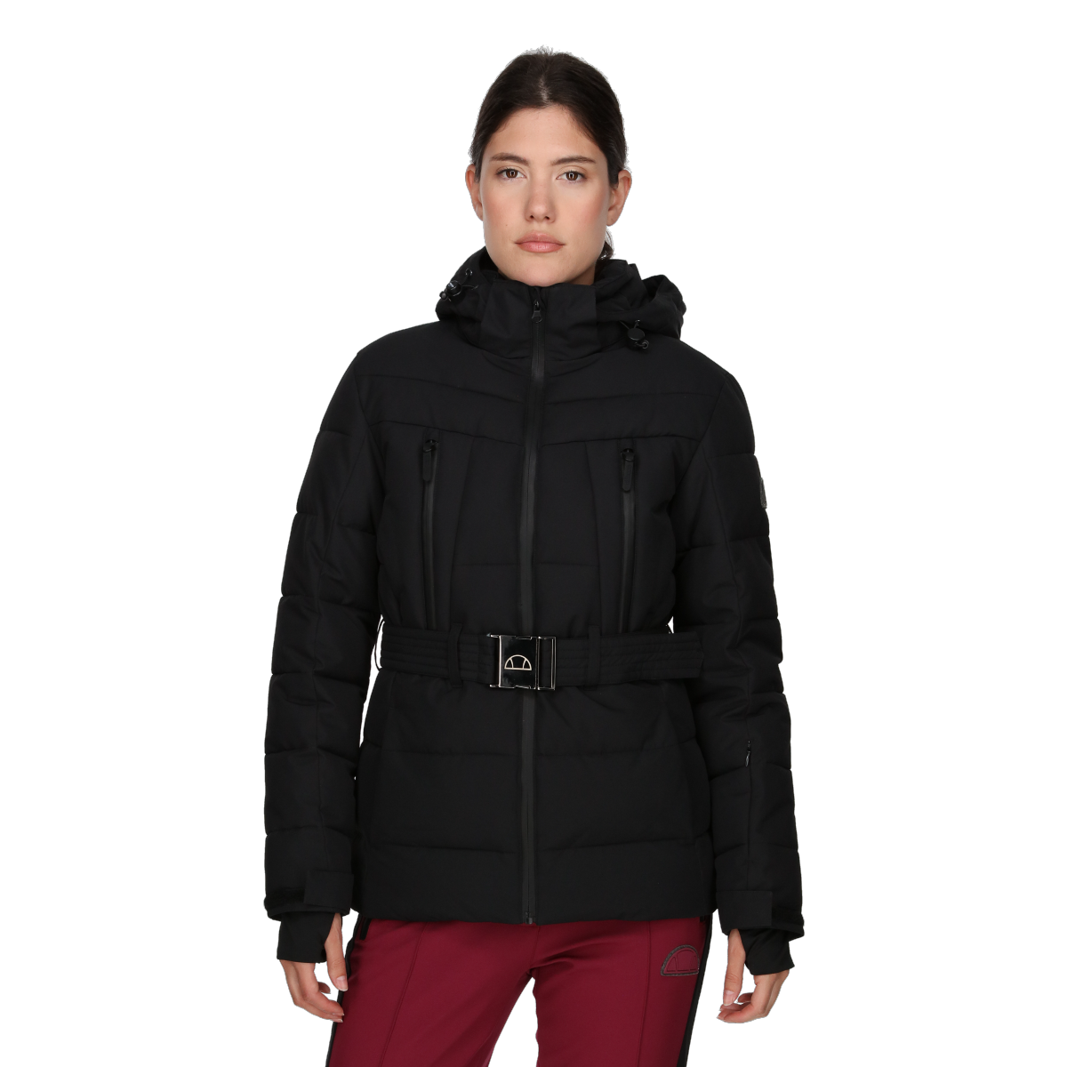 Pufferjacka Ellesse Padded Hooded Belted Jacket NORA Svart | ELA233F506-01, 0
