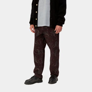 Byxor Carhartt WIP Flint Pant Paisley Print "Buckeye rinsed" Brun | I029443_1U6_02, 3