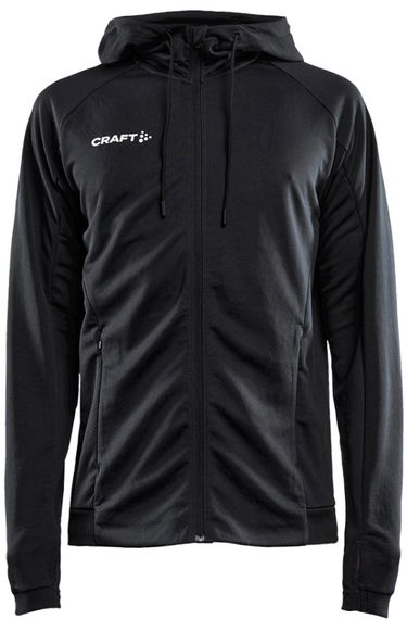 Sweatshirt Craft Craft Evolve Hood Jacket Svart | 1910157-999000, 0