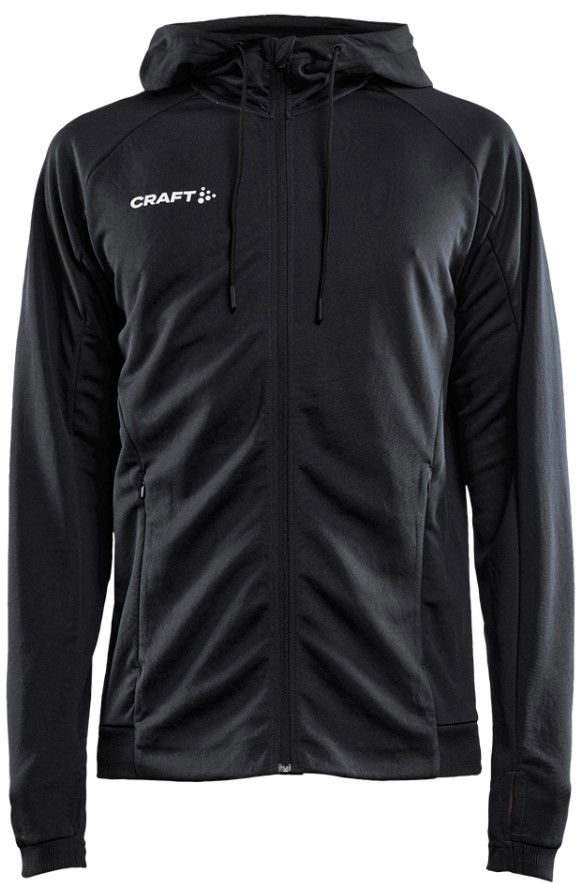 Sweatshirt Craft Craft Evolve Hood Jacket Svart | 1910157-999000