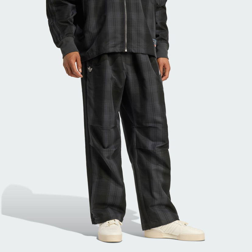 Byxor adidas Performance Originals All Blacks Firebird Plaid Track Pants Svart | KG4637