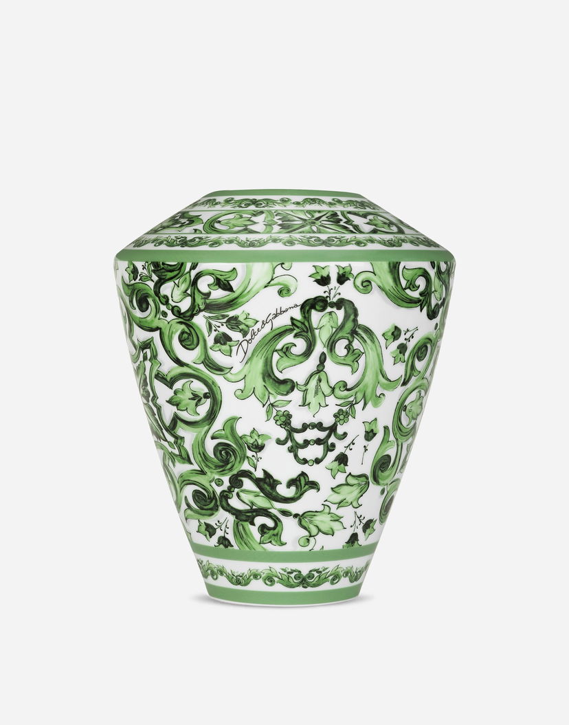 Heminredning Dolce & Gabbana Dolce & Gabbana Large Amphora Porcelain Vase Grön | TCC198TCAMZUV011