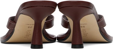 Tillbehör Aeyde Aeyde Daphne Leather Toe-Post Heeled Sandals Bourgogne | A11-HS-AEAR75CI187-SS25-955-007, 1