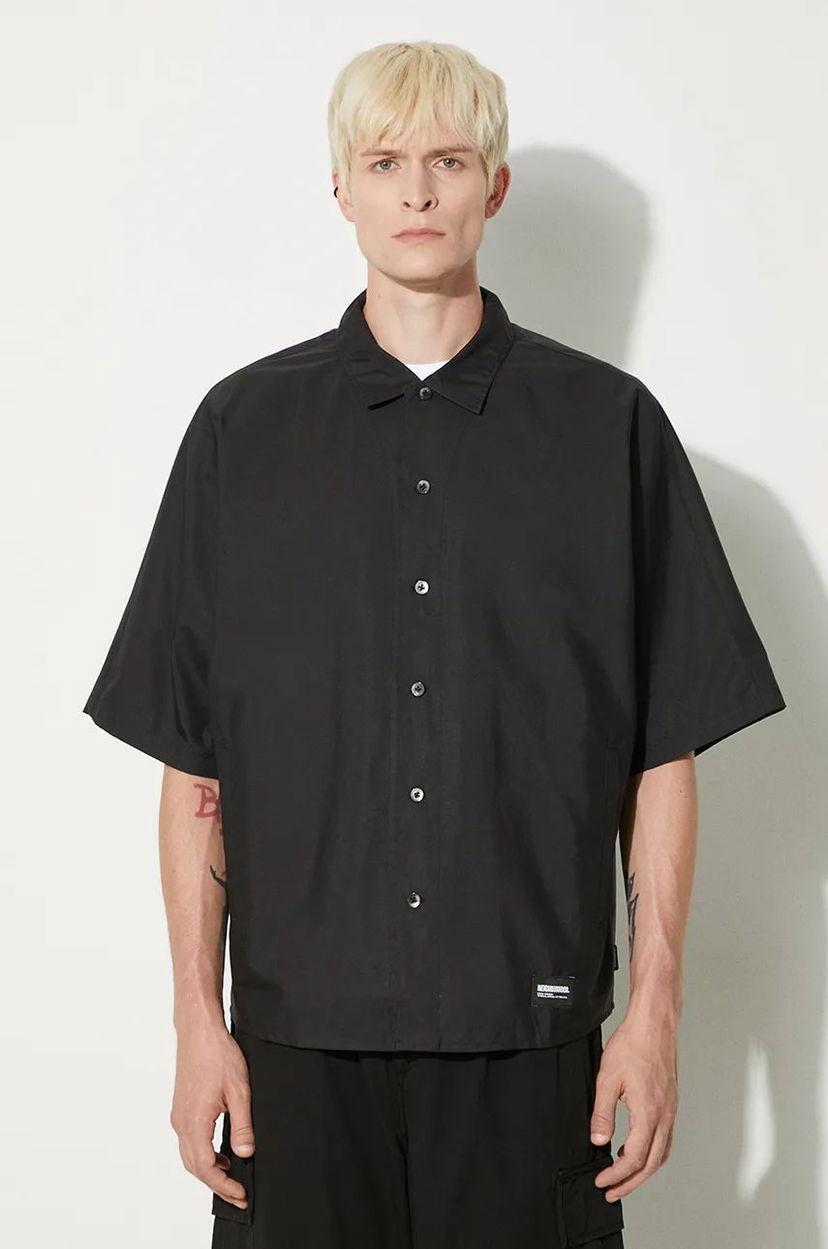 Skjorta Neighborhood Shirt With Classic Collar Svart | 241AQNH.SHM05