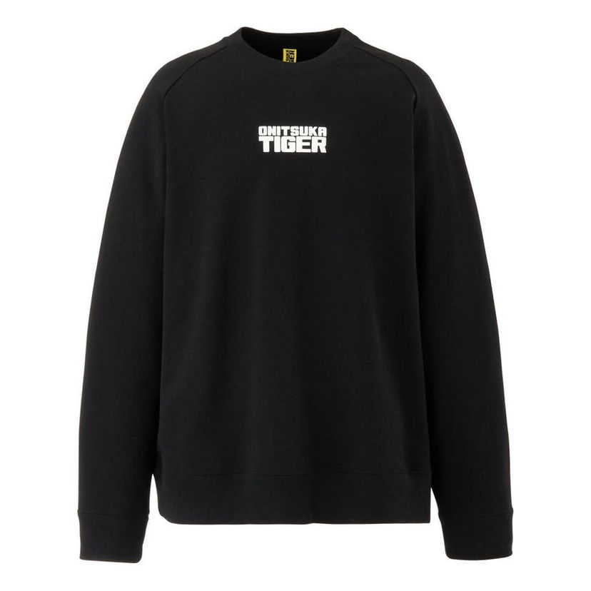Sweater Onitsuka Tiger Onitsuka Tiger Men's Crewneck Sweatshirt Svart | 2183B404-001