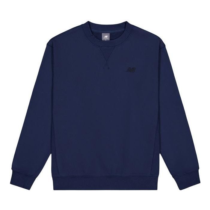 Sweatshirt New Balance Athletics French Terry Sweatshirt Blå | MT41506-NNY