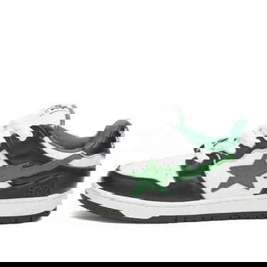 Sneakers och skor BAPE BAPE SK8 STA #1 M2 Grön | 001FWL301311M-BLK, 0