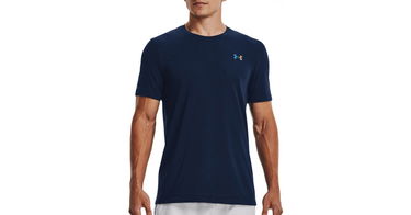 T-shirt Under Armour Seamless GeoSport T-Shirt Mörkblå | 1370441-408, 1