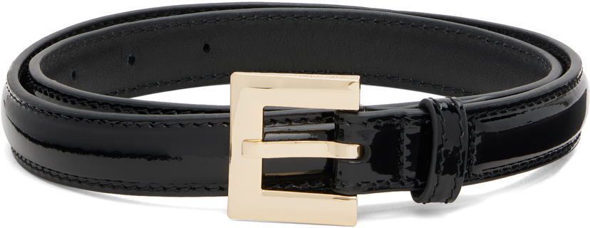 Bälten Anine Bing ANINE BING Nicola Patent Leather Belt Svart | A-12-11375-BLK1