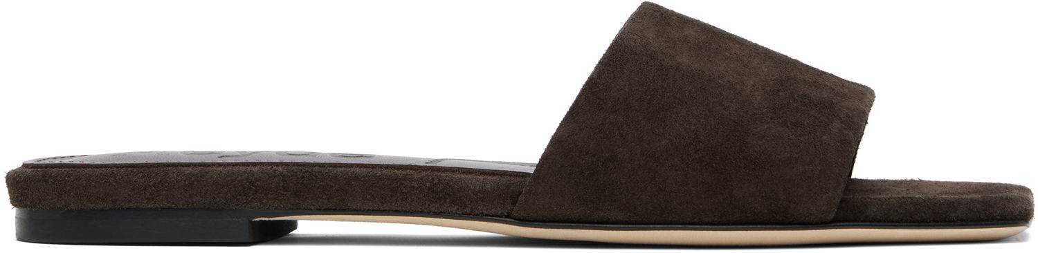 Tillbehör Aeyde Aeyde Anna Suede Sandals Brun | A11-FS-BRNS08FL6-SS24-953-022, 0