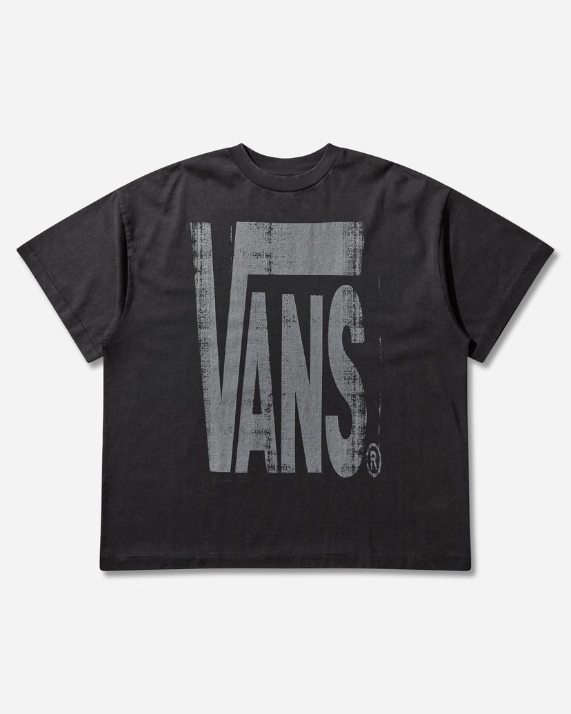 T-shirt Vans Act of Disagreement Brushed Logo T-Shirt Svart | VN000TR2EMQ1