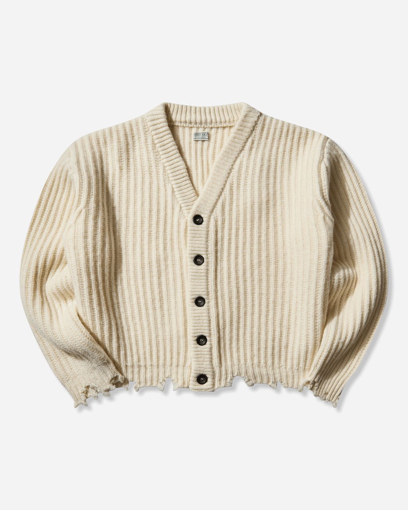 Sweater GUESS Frayed Cardigan Beige | M5BR54Z1020 A12P