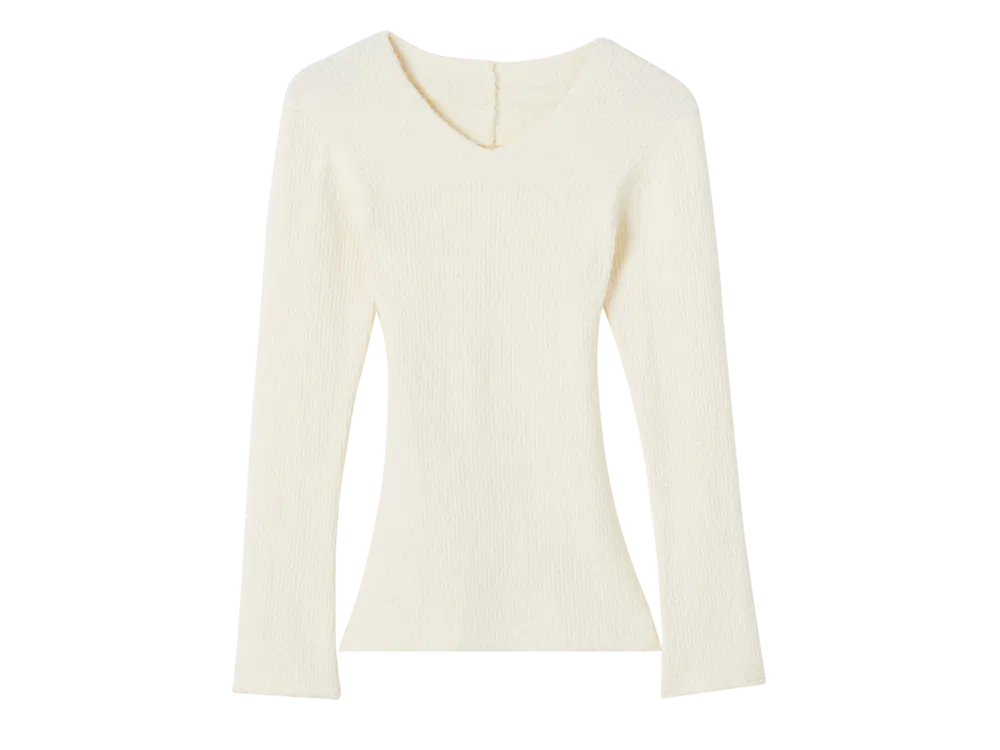 T-shirt AXEL ARIGATO Tube Rib-Knit Wrap Top Vit | A0948002, 0