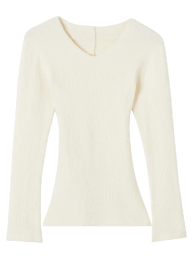 T-shirt AXEL ARIGATO Tube Rib-Knit Wrap Top Vit | A0948002
