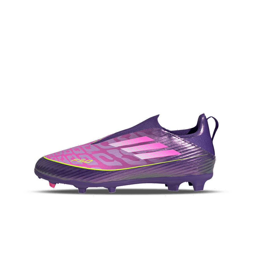 Sneakers och skor adidas Performance F50 LEAGUE LL FG/MG J LAMINE Purpur | JQ9752