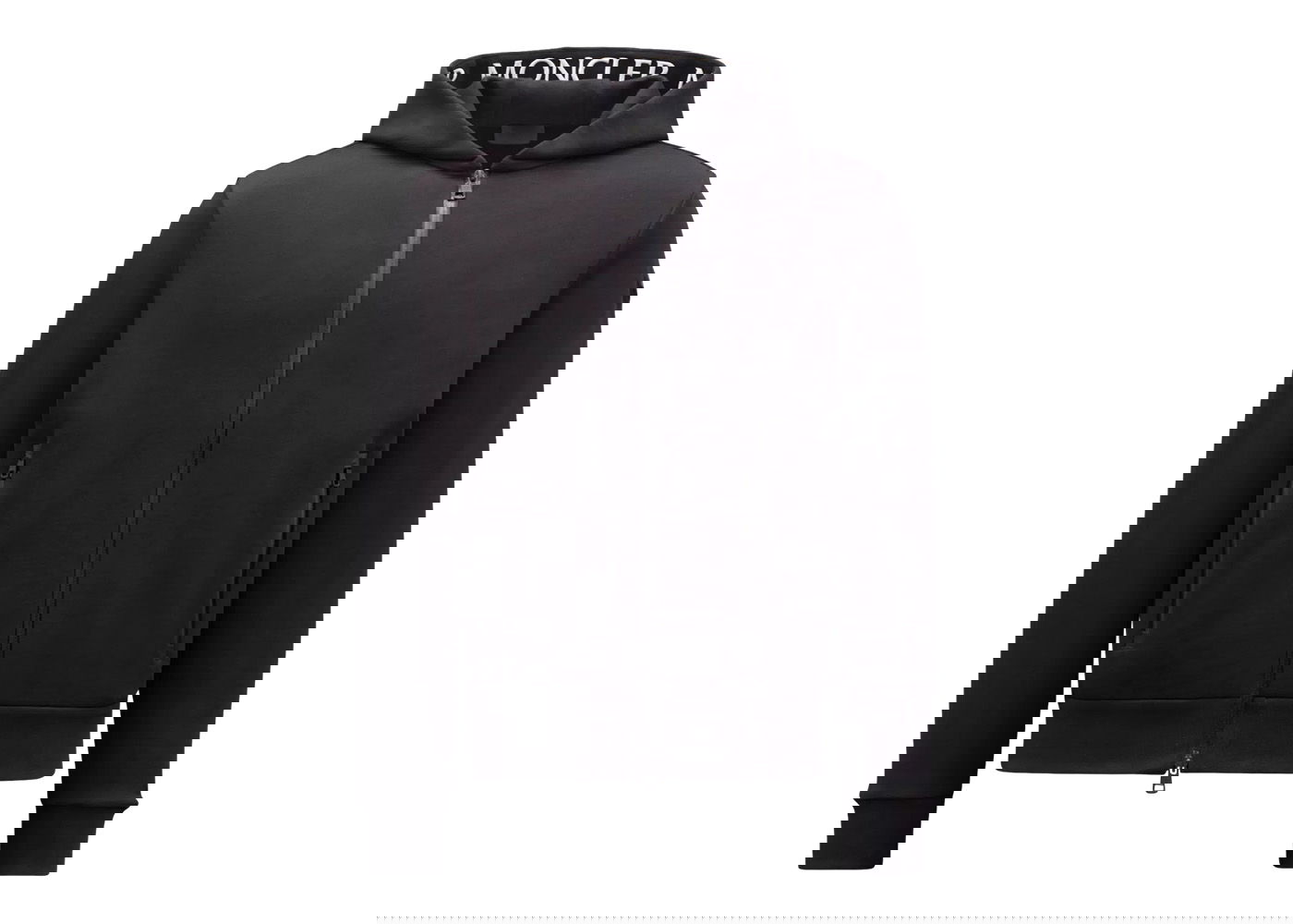 Sweatshirt Moncler Logo Hoodie Svart | H20918G00035V8183999, 0