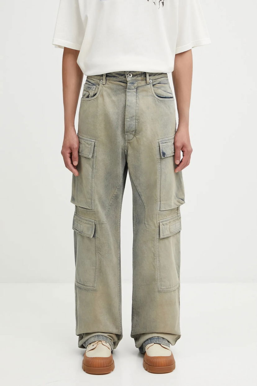 Jeans Rick Owens Rick Owens DRKSHDW Double Cargo Jeans Grå | DU02E7361.DMP