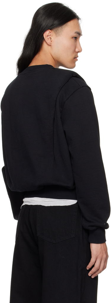 Sweatshirt Han Kjøbenhavn Han Kjobenhavn Collared Crewneck Sweatshirt Svart | M-134680, 2