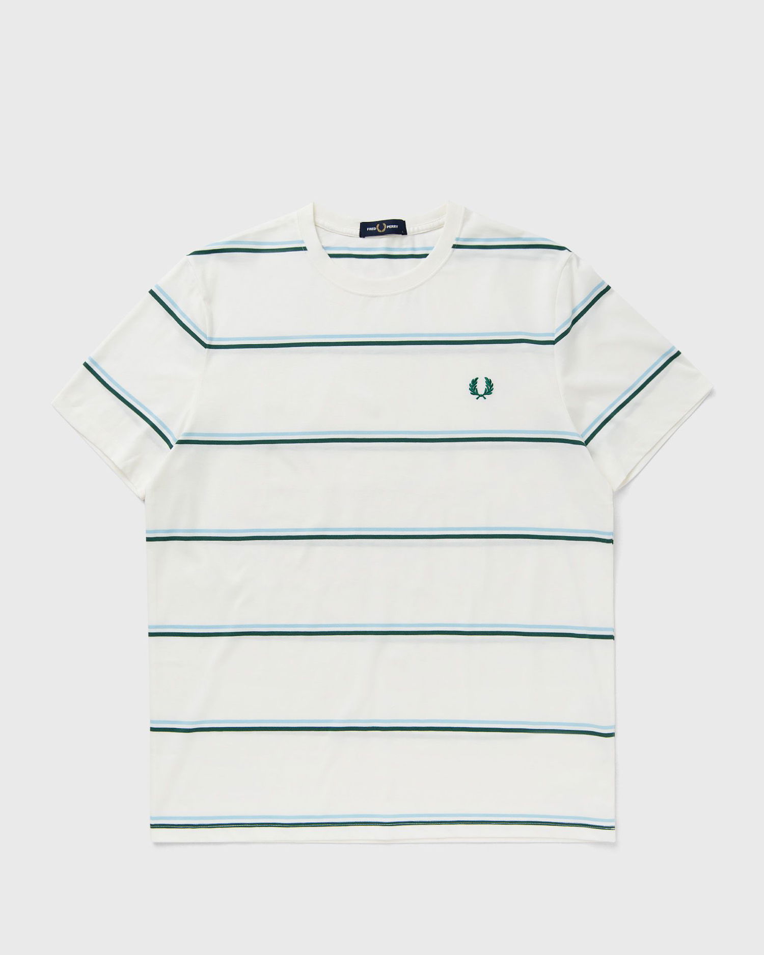 T-shirt Fred Perry Fred Perry Fine Stripe T-Shirt Vit | M1734-129, 0