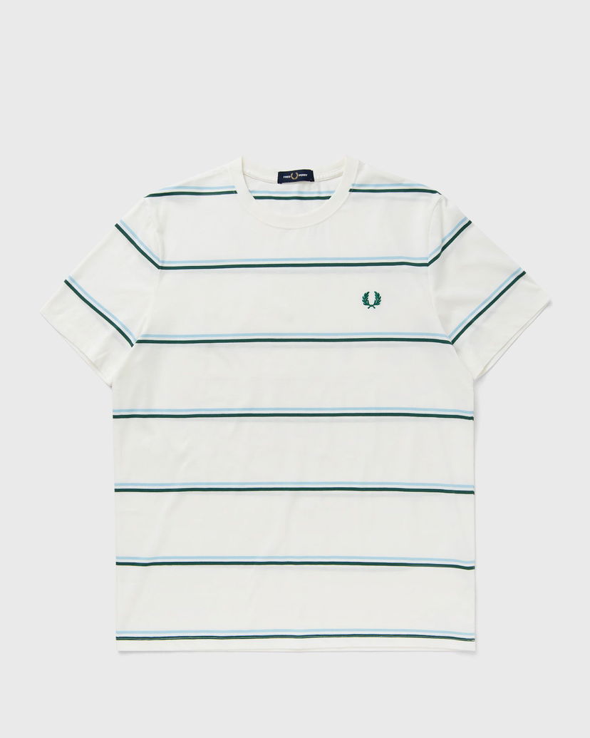 T-shirt Fred Perry Fred Perry Fine Stripe T-Shirt Vit | M1734-129