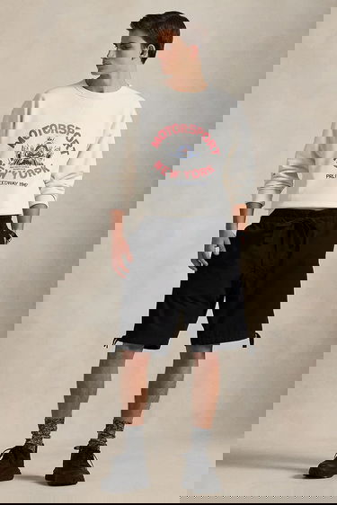 Sweatshirt Polo by Ralph Lauren Polo Ralph Lauren Long Sleeve Motorsport Graphic Sweatshirt Vit | 710972336, 2