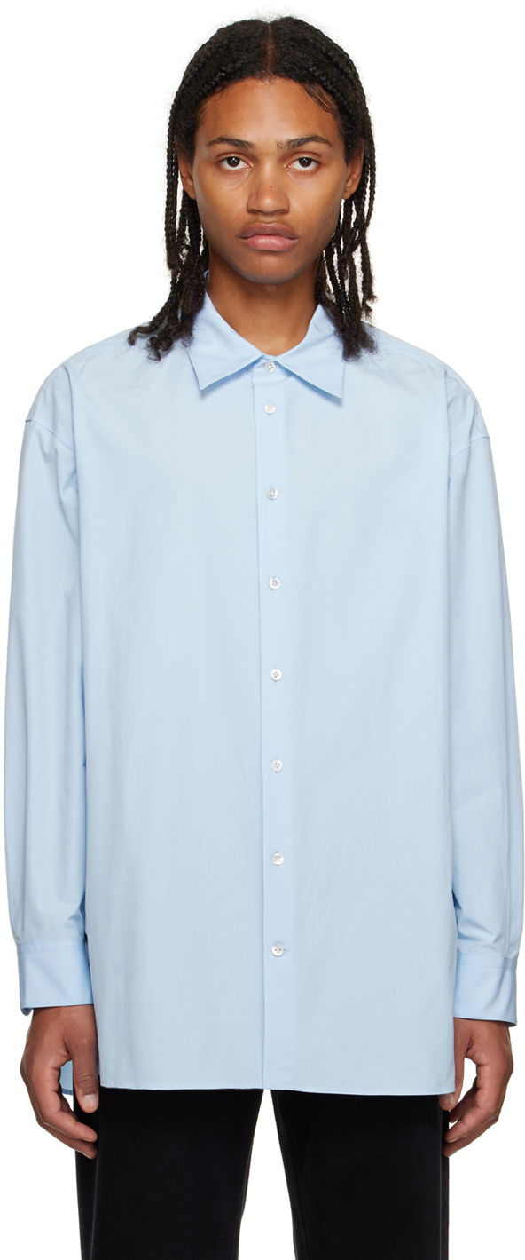 Skjorta The Row Shirt Lukre Blå | 284-W2439