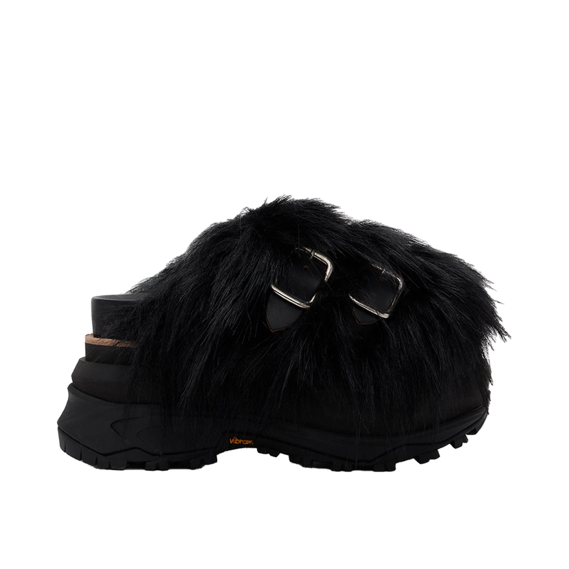 Sneakers och skor sacai Faux-Fur Sandals Svart | 24-07477