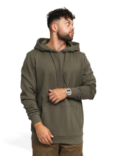 Sweatshirt Urban Classics Organic Basic Hoody Grön | TB3086 grn