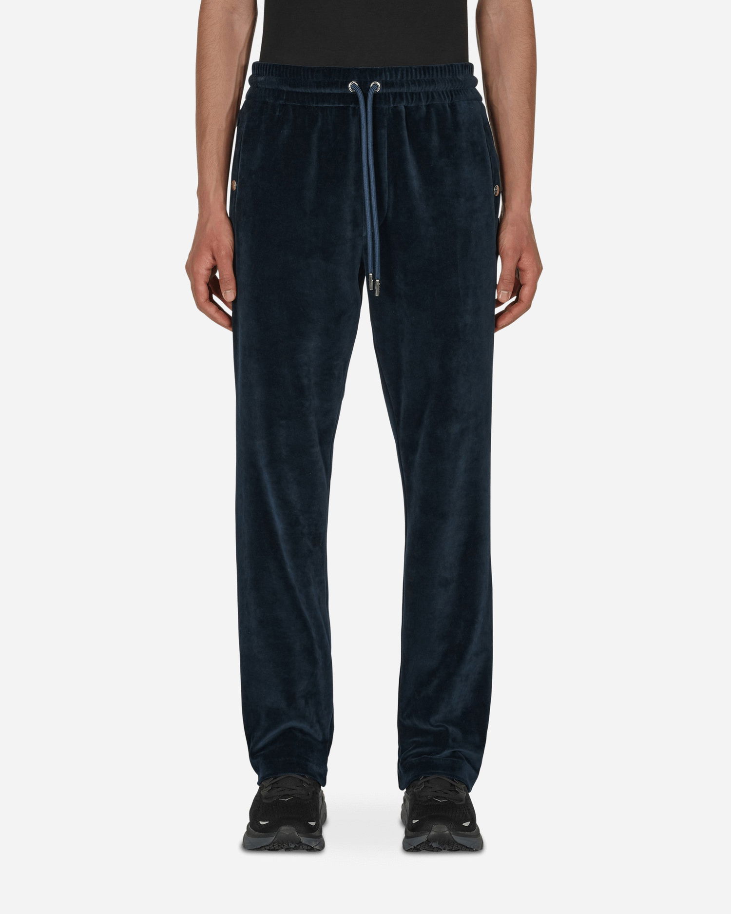 Träningsbyxor Moncler Velvet Sweatpants Mörkblå | H20918H00009 778, 0