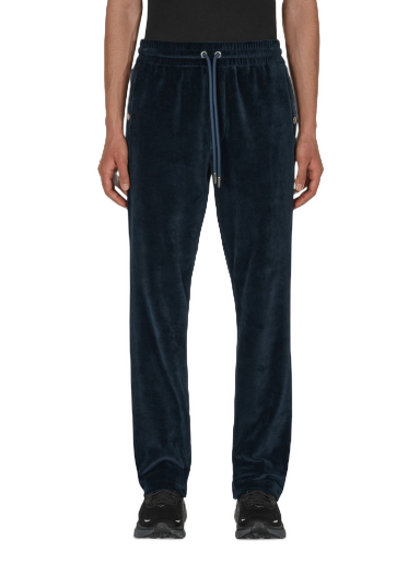 Träningsbyxor Moncler Velvet Sweatpants Mörkblå | H20918H00009 778